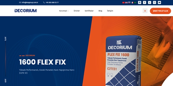 Decorium Kurumsal Kimlik, Ambalaj ve Katalog Çalışmaları Tamamlandı