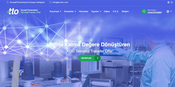 KOU TTO Web Sitesi Yeni Yüzeyle Yayına Alındı