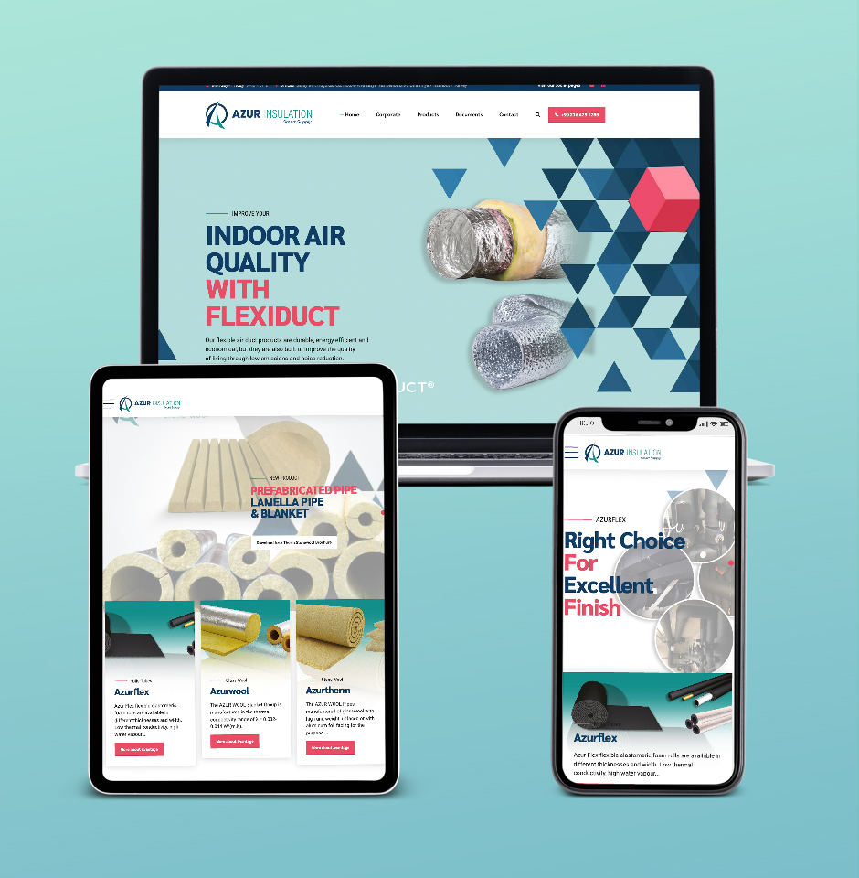 Azur Insulation Web Tasarım Projesi