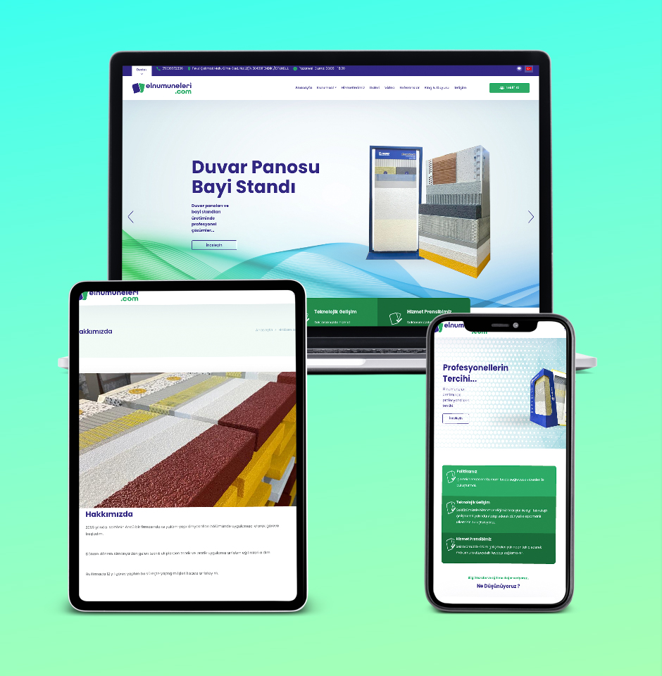 El Numuneleri Web Tasarım Projesi