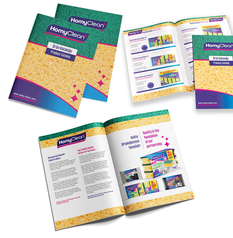 HommyClean  Katalog Tasarımı