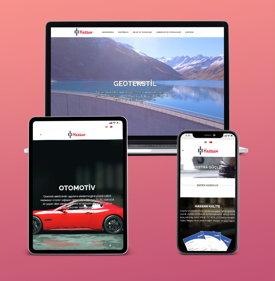 Hassan Group Web Sİtesi Tasarımları