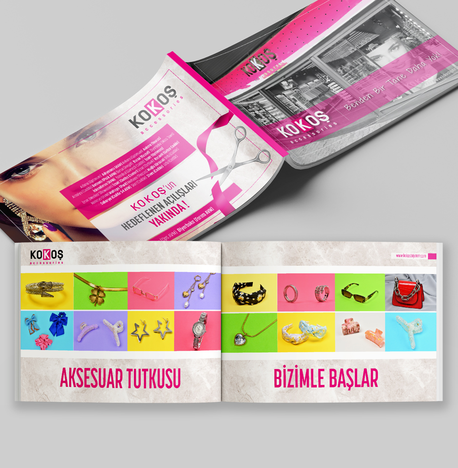 KOKOŞ Franchise Tanıtım Kataloğu Tasarımı