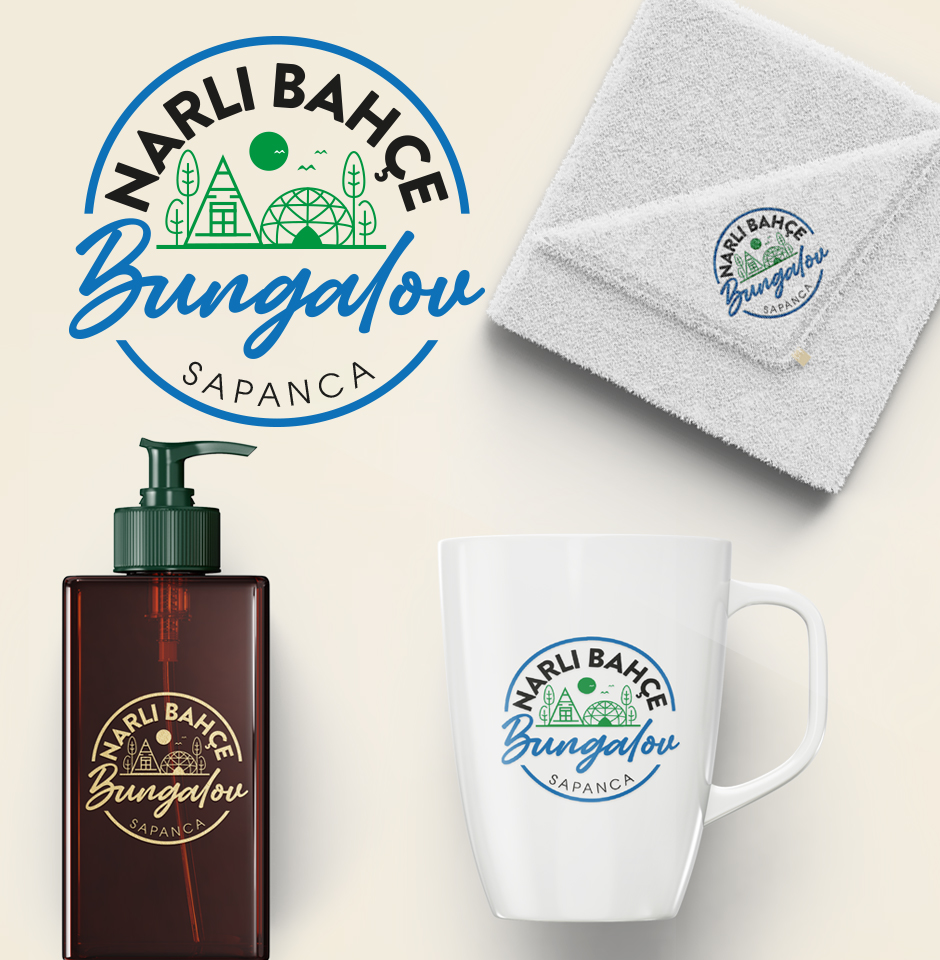 Narlı Bahçe Bungalov Logo Tasarım