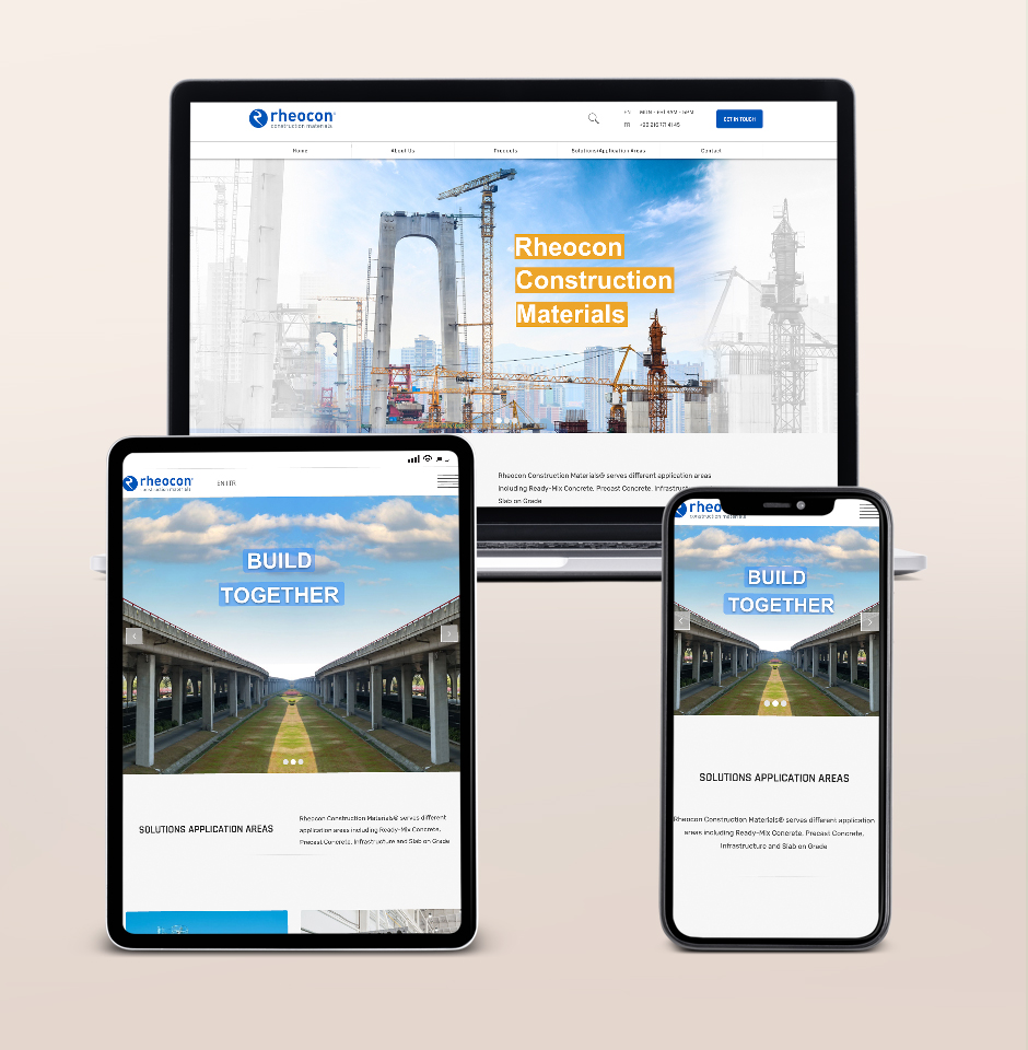 Rheocon Web Sitesi Tasarımı